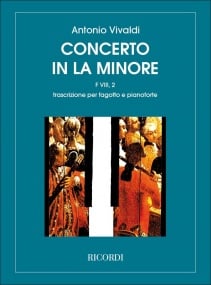 Vivaldi: Concerto in A Minor FVIII/2 (RV498) for Bassoon published by Ricordi